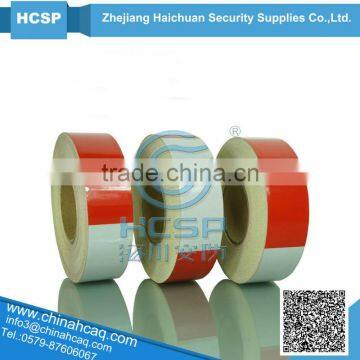 white and red colored Acrylic type Reflective film tape