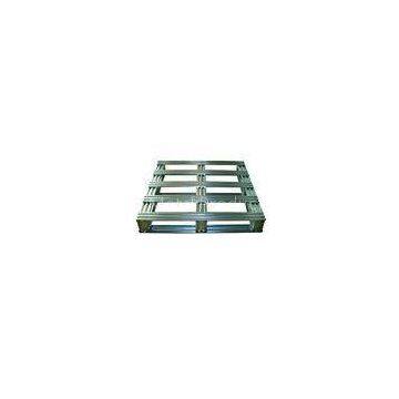 Re - Usable Residual Galvanized Metal Pallets Durable For Industrial Storage