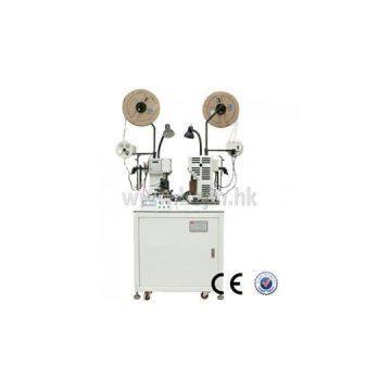 Fully Automatic High Speed Double Head Wire Crimping Pin Terminals Crimping Machine