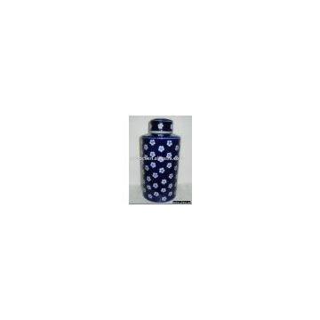 porcelain ware, ,blue and white porcelain caddy