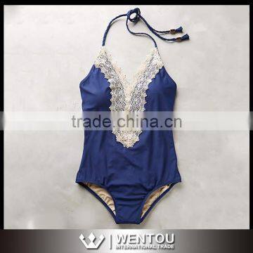 Fashion Lace Sexy One Piece Swimsuit Girls Bikini