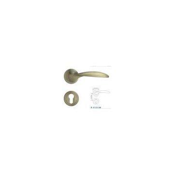 Door Lever Handle on Rose