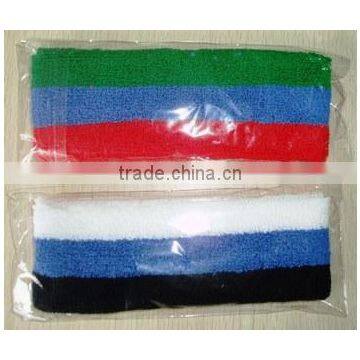 Promotion Hot Sell Sports Cotton Terry Headband