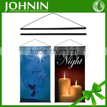 Outdoor high quality Satin material popular printing hang flag