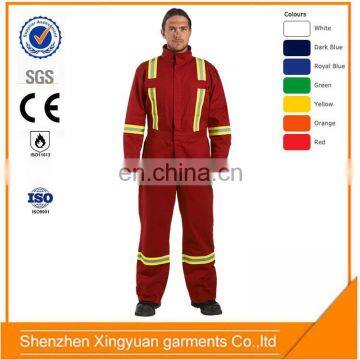 Pure cotton Fire retardant workwear Anti-static protective clothing
