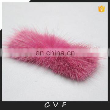 Fashion style mink fur accessory for decoration handmade fur charm