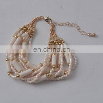 Tiny Multilayer Seed Bead Bracelet photo-3