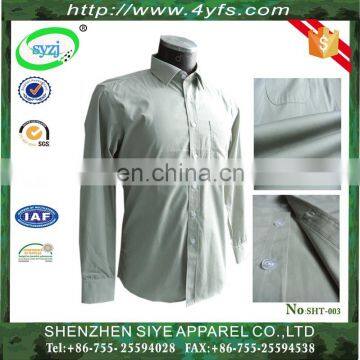Hot Men's Long-Sleeve High Quality Casual Dress Shirt