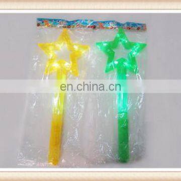 Plastic star toy led flashing light stick