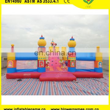 Guangzhou manufacturer produces commercial inflatable bouncer castle for kids mickey mouse inflatable bounce house for sale