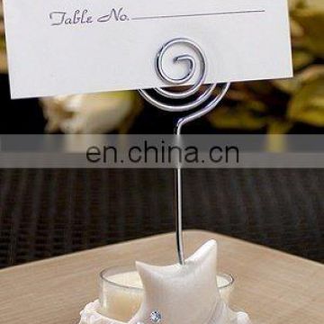 Double Star Place Card & Candle Holder