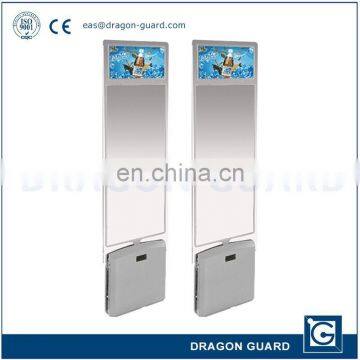 EAS security gate wtih video advertising, eas AM 58KHz system wtih video play function