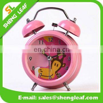 Metal Bell Ring the Alarm Clock Watch the Clock Creative Cartoon Clock photo-2