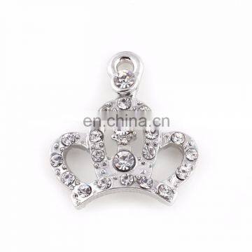 Jewelry Finding Wholesale Zinc Alloy Full Crystal Crown Charm For DIY photo-2