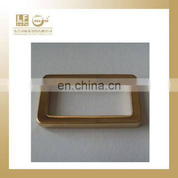alloy gold square ring buckles