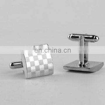 French Shirt Laser Engraving Men Jewelry Unique Wedding Groom Men Cuff Links Business silver Cufflinks For Men