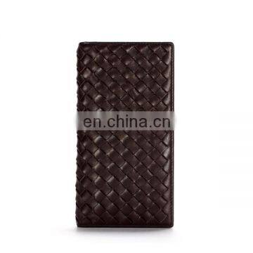 2014 CUSTOM POPULAR BUSINESS CHEAP HOT SALE BRAIDED LEATHER WALLET