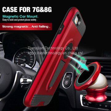 Magnetic Phone Case Combination Protective TPU PC Shell Cover for IPhone photo-4