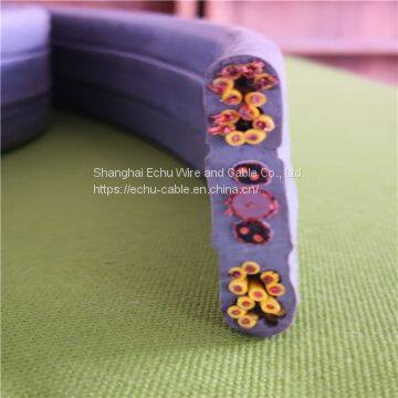 Flat Traveling Cable With Network Cable CAT6 and CCTV Camera Cable photo-2