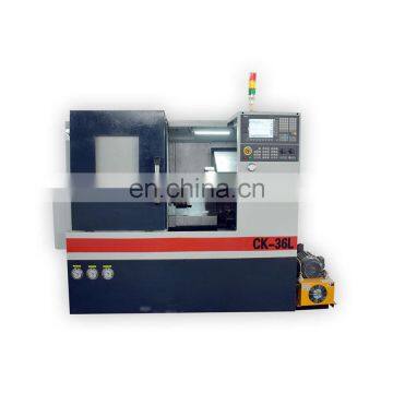 CK36L Siemens Controller Mini Slant Bed Bench Cnc Lathe Machine