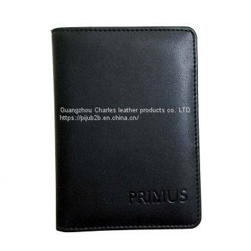 Manufacturers Custom 2019 New Open PU Leather Card ID Package Multi-function Simple Ticket Holder Passport Package photo-2