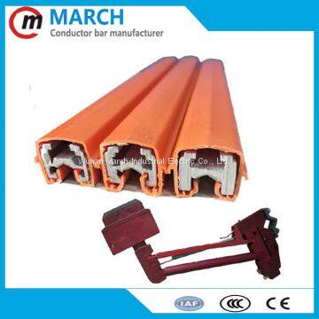 60A galvanized steel conductor rail for overhead crane