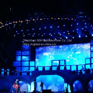 stage led video wall screen P3.91 indoor led working billboard