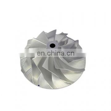 CT26 17291-17040 Upgrade 49.20/71.00mm 11+0 blades Turbo milling/aluminum 2618/billet compressor wheel for 17201-17040 Upgrade