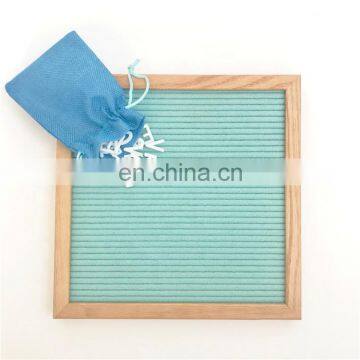 10x10 Sorting Case Precut Letters Custom Black Oak Frame Changeable Felt Letter Boards With Emoji Letters photo-4