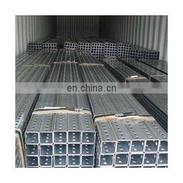 Powder Coated Perforated Galvanised gi Steel Square Tube Pipe Suppliers