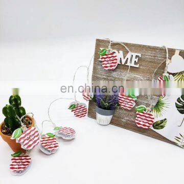 Best Selling Home Decoration Led Fairy String Light 10L Metal Apple String Light photo-3