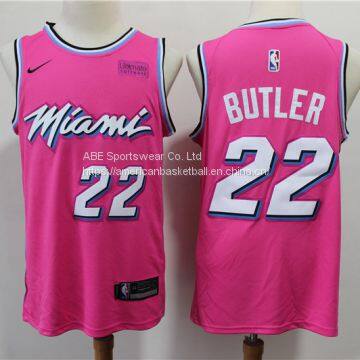 Miami Heat #22 Butler Pink Jersey