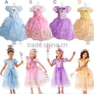 walson fashion girls princess fancy dress costume for birthday party                        
                                                Quality Choice