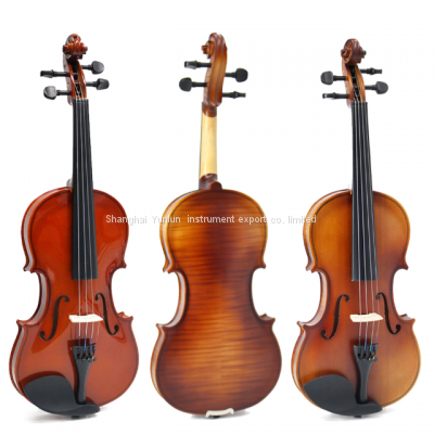 Wholesale Price Sale Musiker Brand Handmade Violin for Beginners and Children OEM ODM Brand Stringed Instruments What is the Violin Made Of? Handmade, Hand-carved Head, photo-3