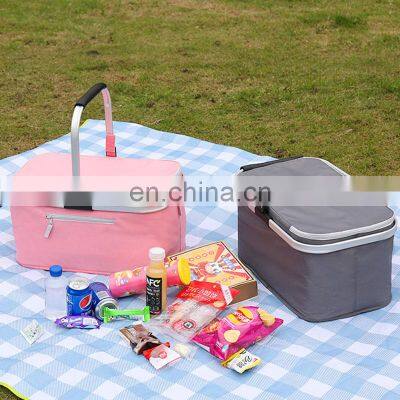 GiNT 25L Wholesale China Suppliers Food Basket 600D/PVC Insulated Cooler Bag Ice Box for Outdoor Fishing