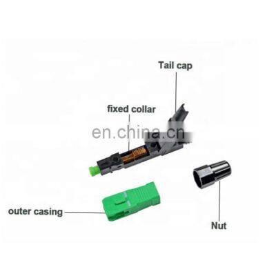 FTTH быстрый разъем SC/APC однорежимного оптического волокна быстрый разъем разветвляющего кабеля photo-3