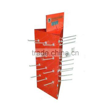 Custom design logo printed cardboard display riser