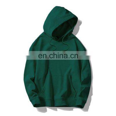 Custom Logo Printed Oversized Men's Hoodie Sweatshirt 100% Cotton Long Sleeve Pullover Hoodies photo-4