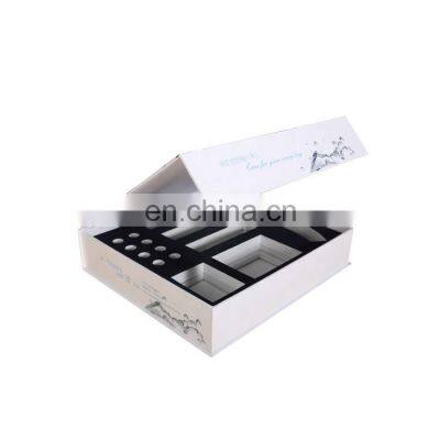 custom logo rigid printed art paper cardboard uv packaging box luxury cosmetic gift boxes