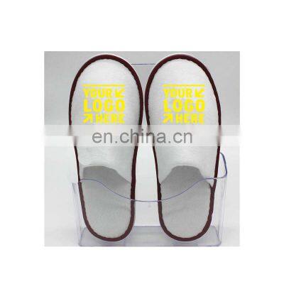 Promotional Close Toe Hotel Indoor Slipper With Custom Logo