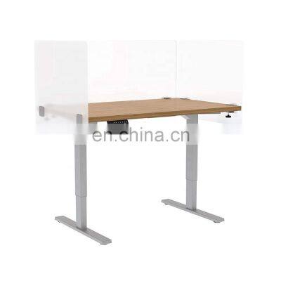 New Hot Frosted Plexiglass Clamp-on Desk Privacy Panels Desk Dividers Acrylic Office Partition photo-3