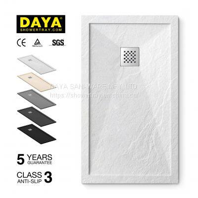 Resin shower tray hotel apartment wet room shower tray