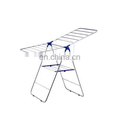 QCP-S11 Portable Folding Stainless Steel Laundry Clothes Drying Rack
