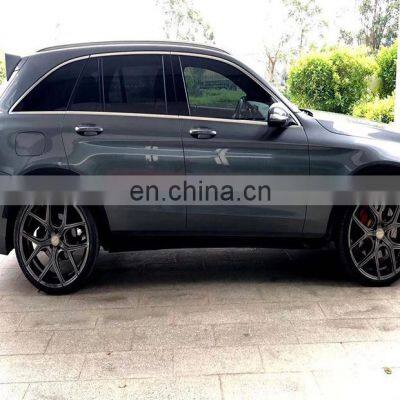 Runde PP Material WALD Style Bodykit Front Rear Bumper Upgrade GLC 43 63AMG For Mercedes-Benz X253 GLC200 GLC260 GLC300 Bodykit photo-3