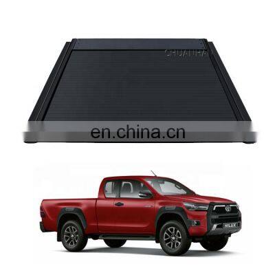 Pickup Truck Retractable Aluminum Roller lid Shutter Tonneau Cover for Hilux REVO VIGO