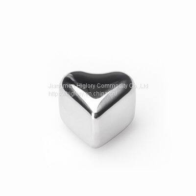 Amazon Hot Selling 304 Stainless Steel Ice Cubes Customized Whiskey Chilling Stones With Tongs Chill photo-2