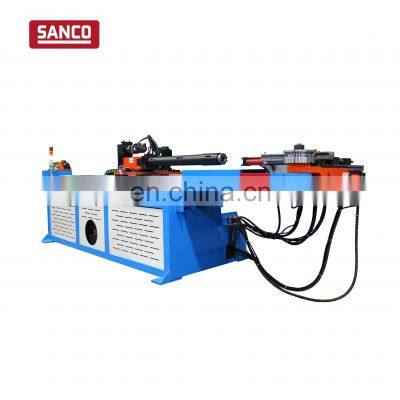 hydraulic cnc metal tube and pipe bending and rolling machines with push rollers