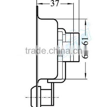 03107 Toolbox Handle Latch With Key Cylinder