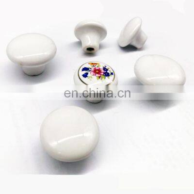 Ceramics Drawer Kitchen Cabinet Dresser Door Pull Handle for Single-hole Furniture Handles And Knobs photo-2