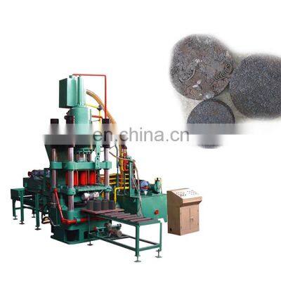 machine manufacturers metal chips scrap briquette press machine